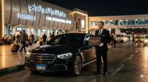 خدمة استقبال ليموزين مطار القاهرة من صالة الوصول - VIP 2026
